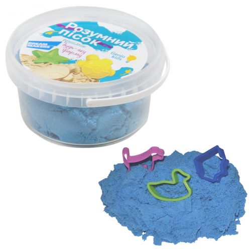Набор для детского творчества "Умный песок", 500 г (синий) (MiC)