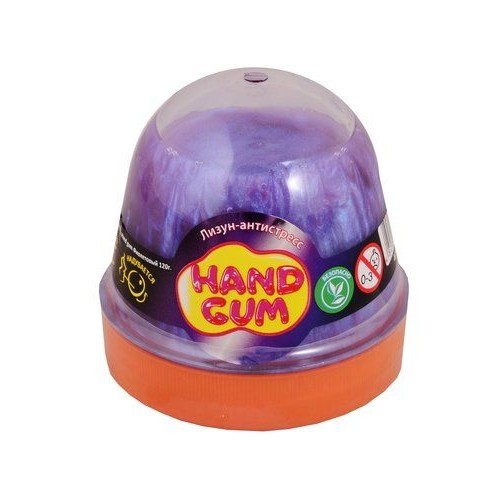 Лизун-антистрес "Hand gum" 120 г фіолетовий (MiC)