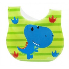 Слюнявчик с прозрачным карманом "Тираннозавр"