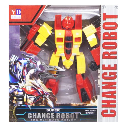 Трансформер "Change robot", желтый (YueDa)