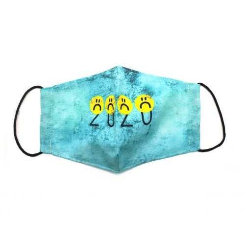 Многоразовая 4-х слойная защитная маска "Смайл 2020", размер 4 (MiC)
