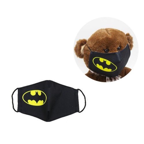 Многоразовая 4-х слойная защитная маска "Бетмен" размер 3, 7-14 лет (MiC)