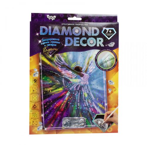 Уценка. Набор для творчества "Diamond Decor: Балерина" - коробка порвана, товар в хорошем состоянии (Dankotoys)