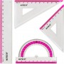 Набір лінійок "Ruler Set", рожевий (Kite)