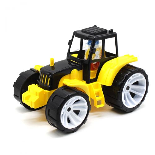 Трактор пластиковий, жовтий (Bamsic)