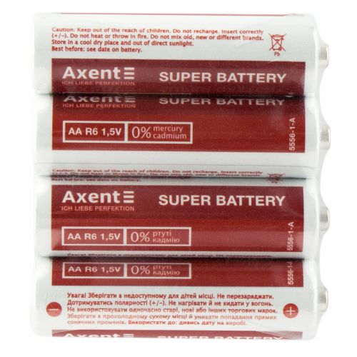 Батарейки "AXENT АА", 4 шт (MiC)