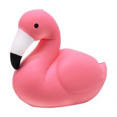 Уценка. Игрушка-антистресс с ароматом "Squishy Фламинго" - порван в районе шеи, краска черная на клюве и видно шов