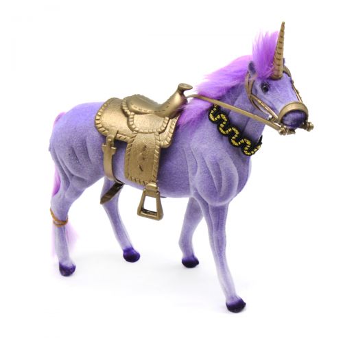 Лошадка из флокса, фиолетовая (MiC)