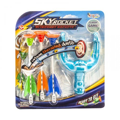Уценка. Рогатка со стрелами "Sky Rocket" - примята упаковка (KingSport)