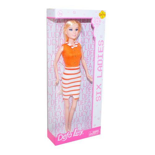 Кукла "Defa Lucy: six ladies" (в оранжевом) (DEFA)