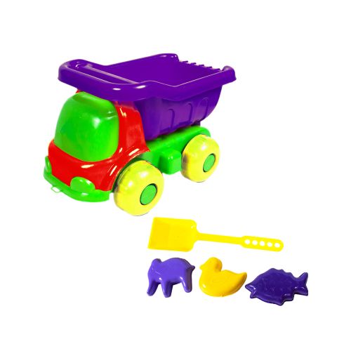 Вантажівка "Шмелёк" з пісочним набором (фіолетовий) (Kinderway)