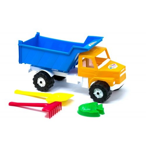 Машинка "Грузовик Денни классик" с песочным набором (синий) (Бамсик)