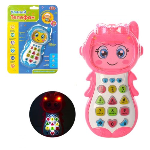Інтерактивна іграшка "Розумний телефон", рожевий (Play Smart)