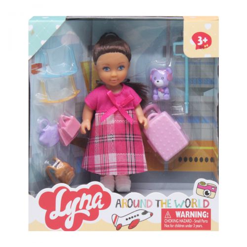 Игровой набор "Кукла Мая Путешественница", в розовом (MiC)
