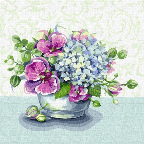 Картина за номерами "Свіжість квітів" ★★★★ (Идейка)