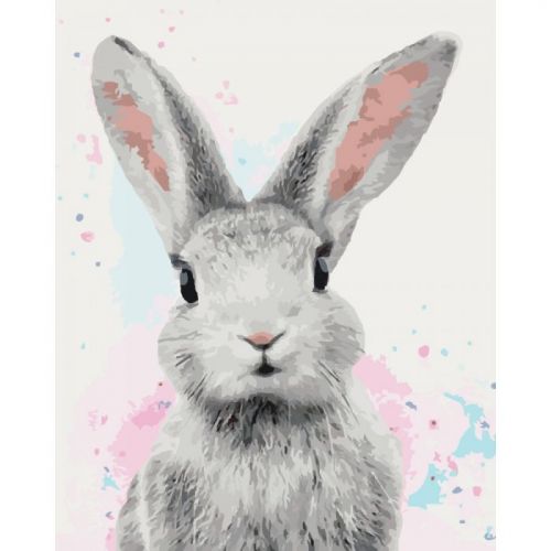 Картина по номерам "Сахарный кролик" (Идейка)