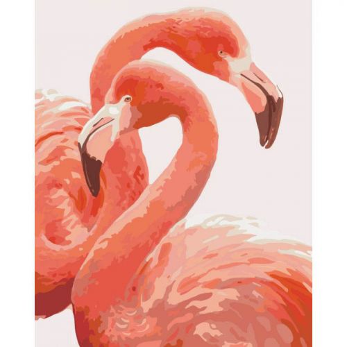 Картина по номерам "Грация фламинго " (Идейка)