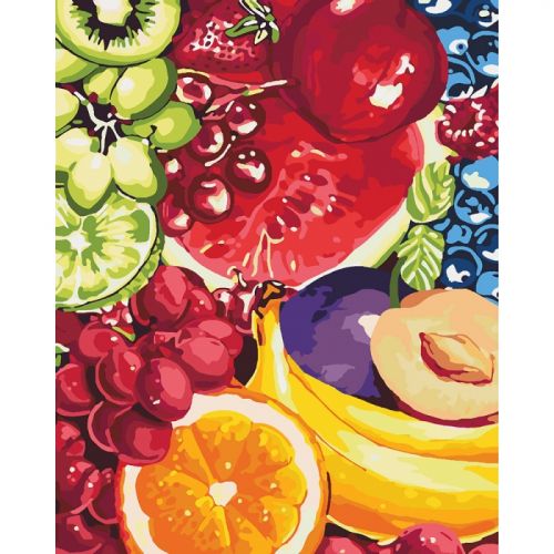 Картина по номерам "Сладкие фрукты" (Идейка)