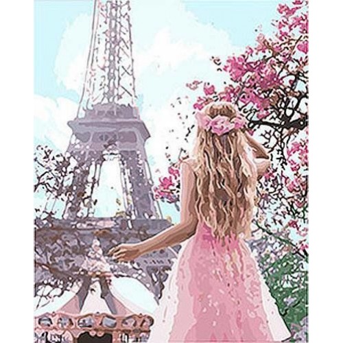 Картина за номерами "Закохана в Париж 2" ★★★★ (Идейка)