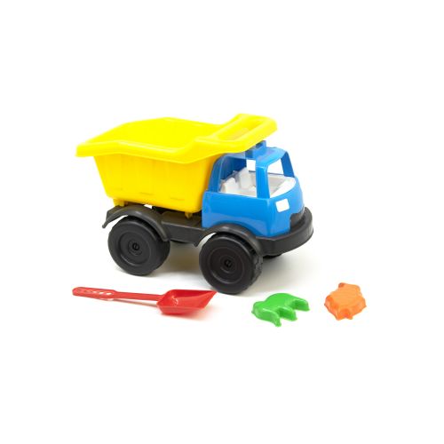 Вантажівка "Power Track" з лопаткою і пасочками (жовтий) (Kinderway)