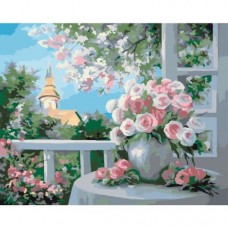 Картина по номерам "Шарм цветущего сада"