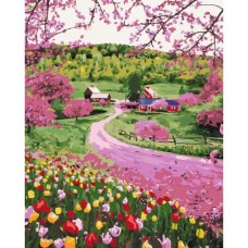 Картина по номерам "Весеннее разноцветье" ★★★★★