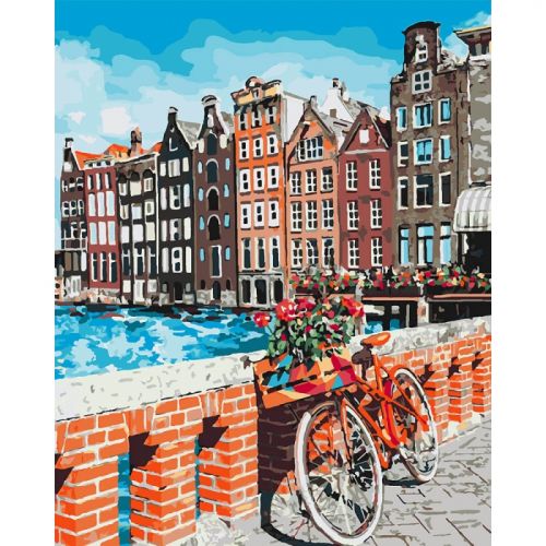 Картина по номерам "Каникулы в Амстердаме" ★★★★ (Идейка)