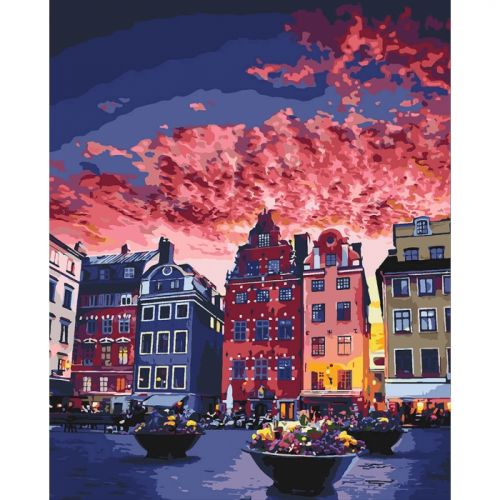 Картина по номерам "Каникулы в Стокгольме" ★★★★★ (Идейка)