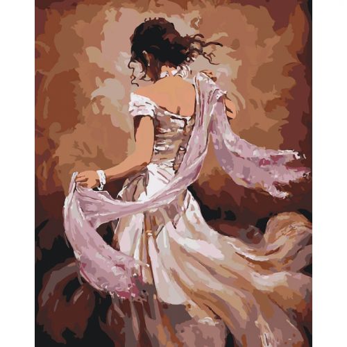 Картина за номерами "Танцівниця фламенко" ★★★★ (Идейка)