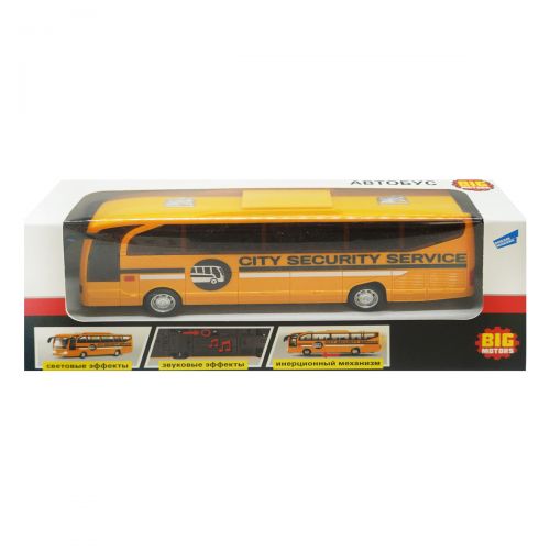 Автобус на батарейках (желтый) (MiC)