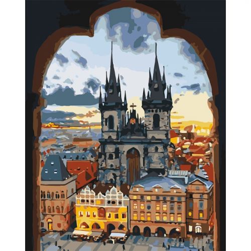Картина по номерам "Злата Прага" ★★★★ (Идейка)