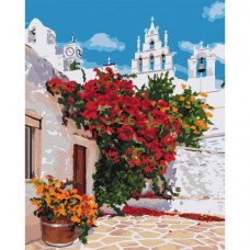 Картина по номерам "Цветущая Греция" ★★★★