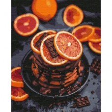 Картина по номерам "Апельсиново-шоколадное наслаждение" ★★★★