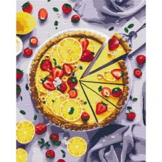 Картина по номерам "Лимонный пирог" ★★★★★
