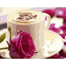 Картина по номерам "Утренний кофе" ★★★
