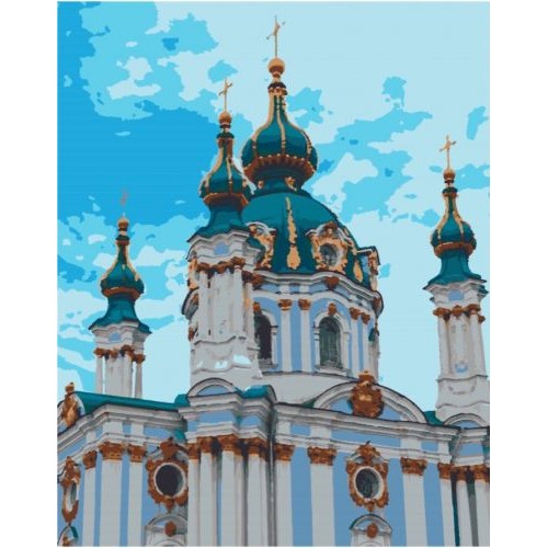 Картина по номерам "Андреевская церковь" (Riviera Blanca)