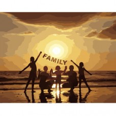 Картина по номерам "FAMILY" ★★★