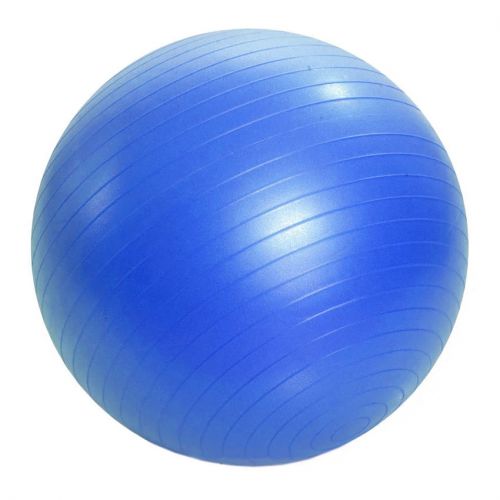 М'яч гумовий для фітнесу, 55 см (синій) (MiC)