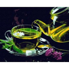 Картина по номерам "Зеленый чай"