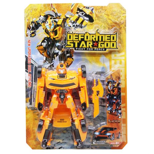 Трансформер "Super Robot", жовтий (Ziyu Toys)