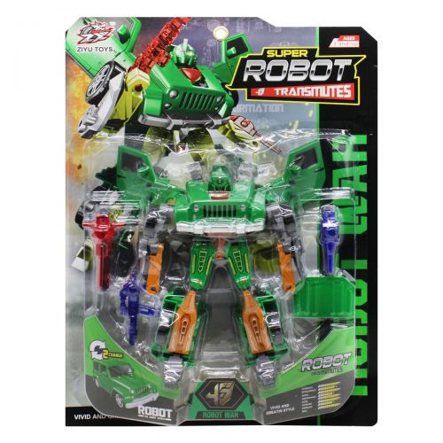Трансформер "Super Robot", зелений (Ziyu Toys)