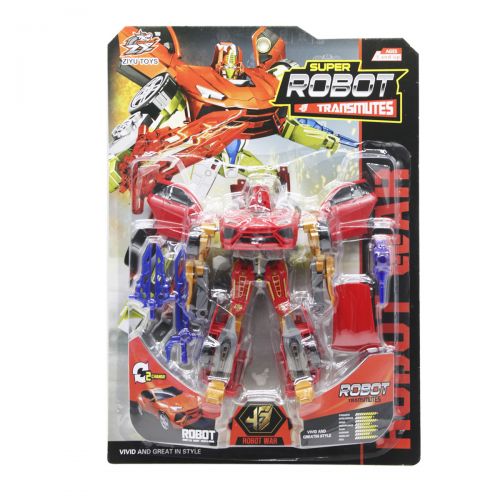 Трансформер "Super Robot", червоний (Ziyu Toys)