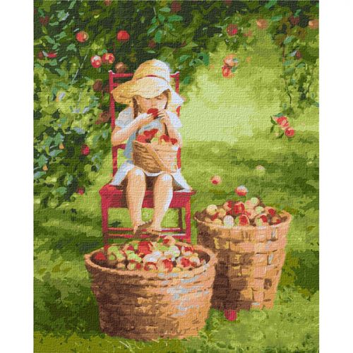 Картина по номерам "Яблочки" ★★★★★ (Идейка)