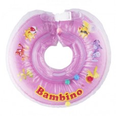 Круг для купания младенцев "Bambino", розовый