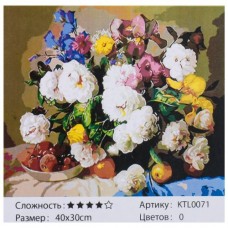 Картина по номерам "Цветы"