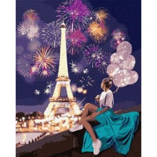 Картина по номерам "Яркий Париж" ★★★★★