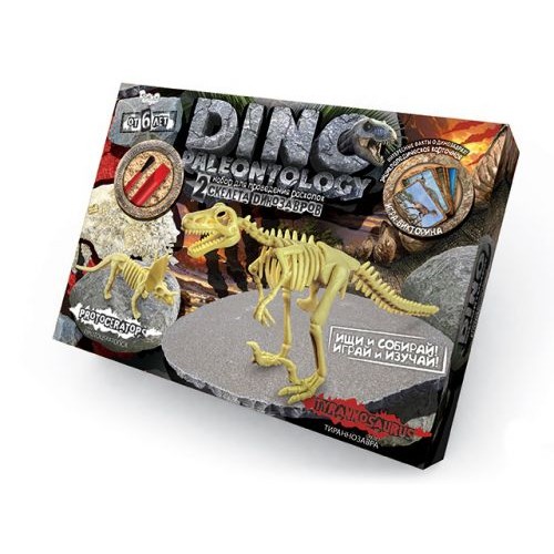 Набір для проведення розкопок "DINO PALEONTOLOGY", "Тиранозавр", DP-01-03 (Dankotoys)