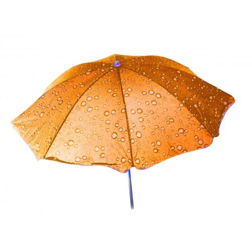 Зонт пляжный "Капельки" (оранжевый) (MiC)