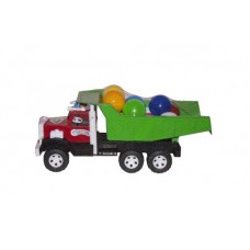 Машинка "Фарго" с пластиковыми шариками (с зелёным кузовом)