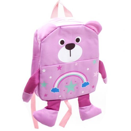 Рюкзак детский "Мишка" (светло-розовый) (MiC)
